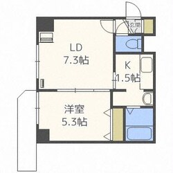 コンフォートステイ南郷通（旧サムティレジデンス南郷）の物件間取画像